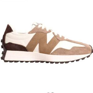New Balance 327 *2025* Casual Women's Sneaker Shoes LEATHER White Brown size 10